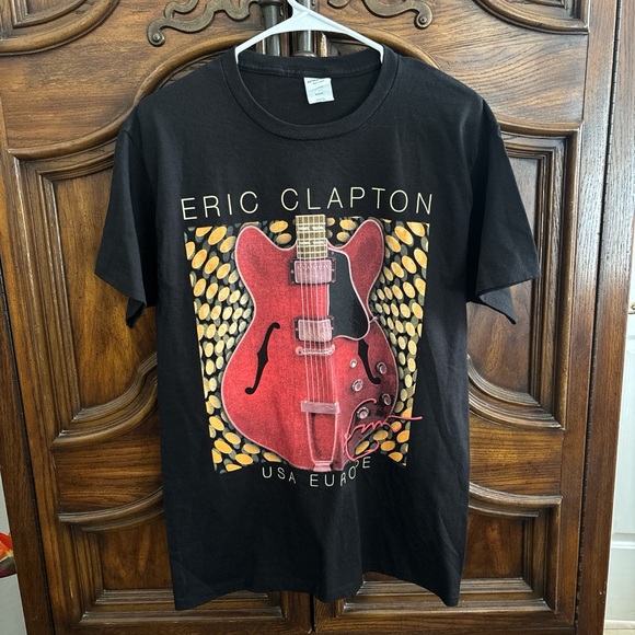 Hanes Other - Eric Clapton 2021 USA Europe 2022 concert tour Tshirt